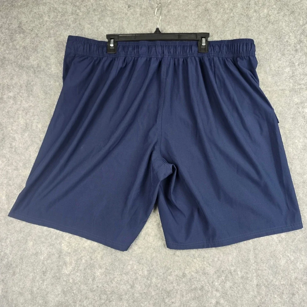 Maui Rippers Board Shorts Mens 3X Navy Blue Relaxed Fit Cargo Pocket Stretch